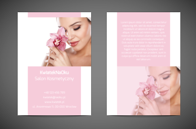 Luksus na Twoje żądanie , Zdrowie i Uroda, Salon Kosmetyczny - Ulotki Netprint