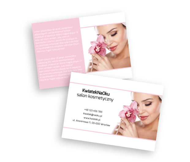 W ujęciu magii lotosu, Zdrowie i Uroda, Salon Kosmetyczny - Ulotki Netprint szablony online