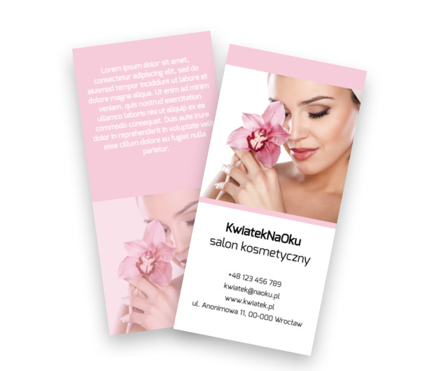 Do sukcesu jeden krok… , Zdrowie i Uroda, Salon Kosmetyczny - Ulotki Netprint szablony online