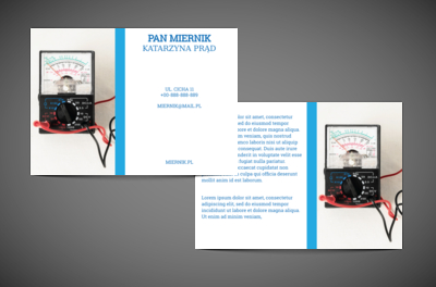 Odpowiednie wskaźniki, Budownictwo, Elektryk - Ulotki Netprint