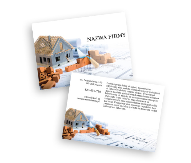 Na straży osobistego sukcesu, Budownictwo, Skład budowlany - Ulotki Netprint szablony online