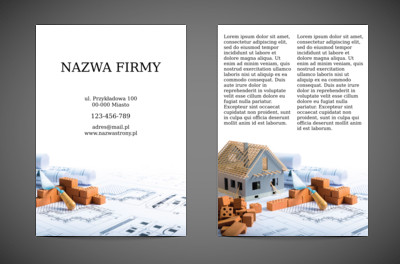 Korzyści budowane od podstaw, Budownictwo, Skład budowlany - Ulotki Netprint