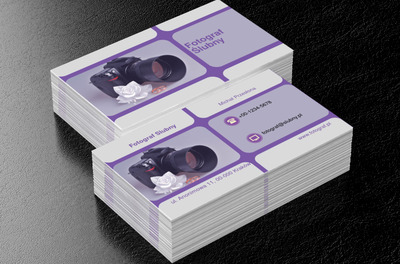 Delikatne kolory, Fotografia, Fotograf ślubny - Wizytówki Netprint