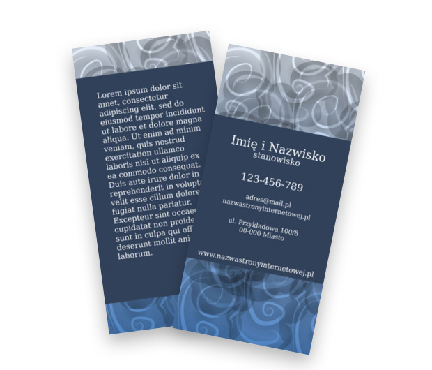 Wyimaginowane piękno, Motywy, Klasyczne - Ulotki Netprint szablony online