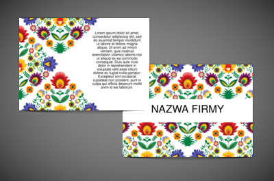 Wyjątkowe w tradycyjnej krasie, Motywy, Tła i tekstury - Ulotki Netprint