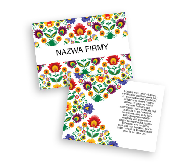 Wyjątkowe w tradycyjnej krasie, Motywy, Tła i tekstury - Ulotki Netprint szablony online