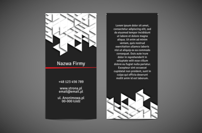 Dopasowanie formacji trójkątów, Motywy, Uniwersalne - Ulotki Netprint