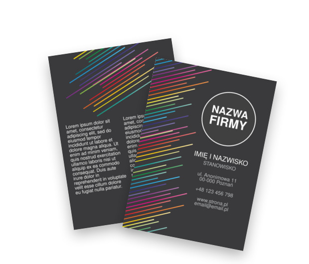 Linearne podejście do biznesu, Telekomunikacja i Internet, Grafik komputerowy - Ulotki Netprint szablony online