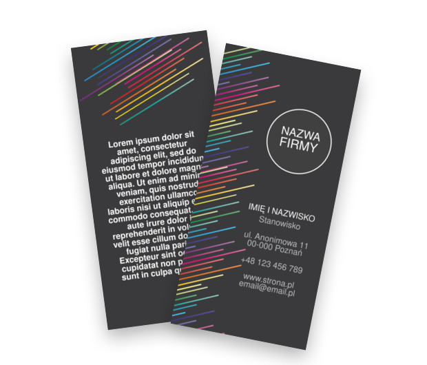 W pogoni za kolorami, Telekomunikacja i Internet, Grafik komputerowy - Ulotki Netprint szablony online