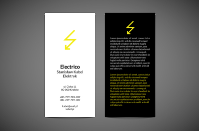 Sukces na miarę wszechrzeczy, Budownictwo, Elektryk - Ulotki Netprint