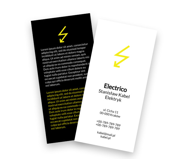 Sukces na miarę wszechrzeczy, Budownictwo, Elektryk - Ulotki Netprint szablony online