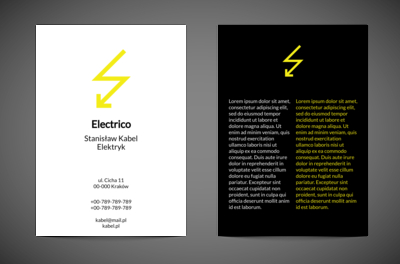 Błyskawiczne sukcesy, Budownictwo, Elektryk - Ulotki Netprint