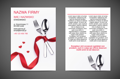 Przez żołądek do sukcesu, Gastronomia, Catering - Ulotki Netprint