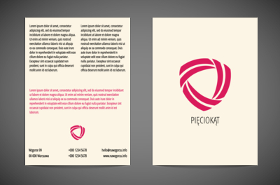 W kolorystycznym marmurku, Motywy, Uniwersalne - Ulotki Netprint