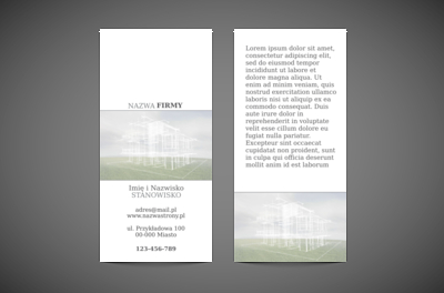 Wyimaginowane prawdy, Budownictwo, Deweloper - Ulotki Netprint