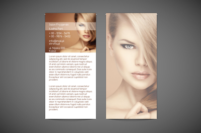 W czystości lśniących włosów, Zdrowie i Uroda, Salon Fryzjerski - Ulotki Netprint