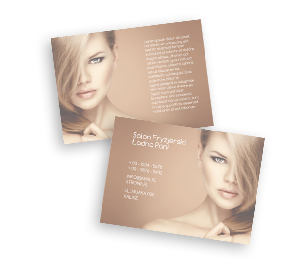 Zmiany, zmiany, ciągle zmiany, Zdrowie i Uroda, Salon Fryzjerski - Ulotki Netprint szablony online