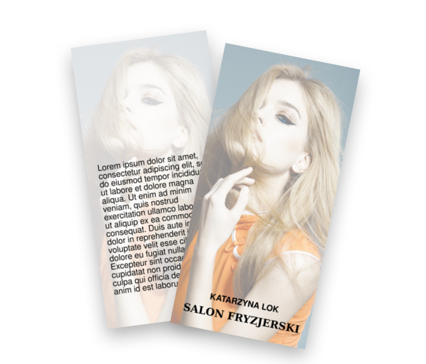Atrakcyjność przede wszystkim, Zdrowie i Uroda, Salon Fryzjerski - Ulotki Netprint szablony online