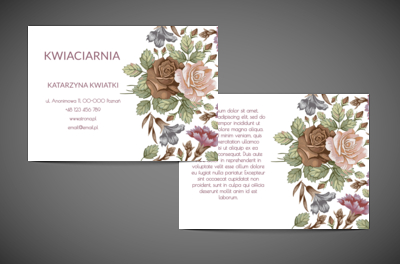 Patrząc na uroki Matki Natury, Motywy, Roślinne - Ulotki Netprint