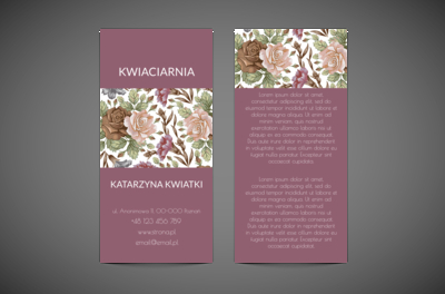 Sztuka roślinnego piękna, Motywy, Roślinne - Ulotki Netprint