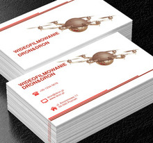 Interesujący dron, Fotografia, Wideofilmowanie - Wizytówki Netprint