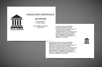 Wszystko, co nowe, wszystko, co stare, Prawo, Kancelaria adwokoacka - Ulotki Netprint