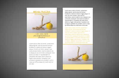 Wszystko, co dla Ciebie najlepsze, Medycyna, Rehabilitacja - Ulotki Netprint