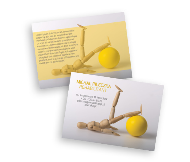 Motywacja przede wszystkim , Medycyna, Rehabilitacja - Ulotki Netprint szablony online