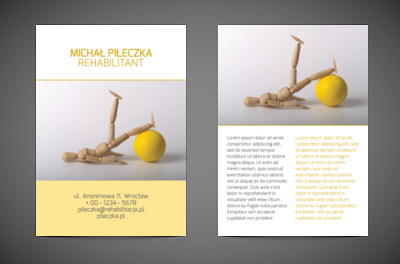 Dając z siebie sto procent, Medycyna, Rehabilitacja - Ulotki Netprint