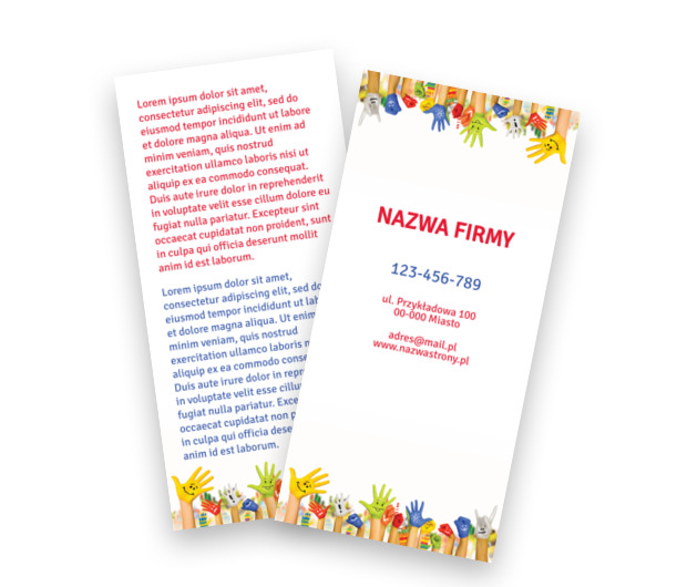 W pionie edukacyjnego świata, Edukacja, Przedszkole - Ulotki Netprint szablony online