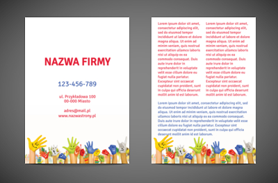 W radości płynącej z kolorów, Edukacja, Przedszkole - Ulotki Netprint