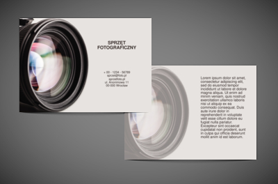 Foto-przestrzeń. Czas na zatrzymanie czasu. , Fotografia, Sprzęt fotograficzny - Ulotki Netprint