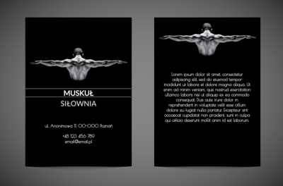 Moc, zdecydowanie i siła umysłu, Zdrowie i Uroda, Siłownia - Ulotki Netprint