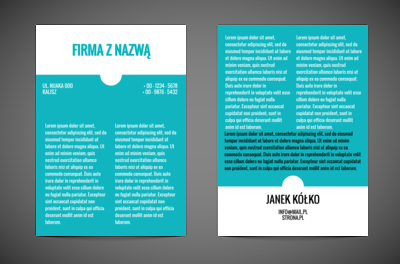 Do pary - W idealnym ustawieniu, Motywy, Uniwersalne - Ulotki Netprint