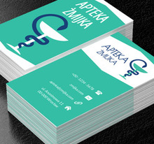 Miłe i przyjemne kolory, Medycyna, Apteka - Wizytówki Netprint