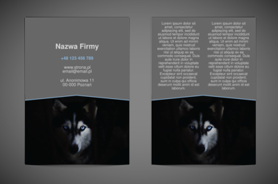 Sztuka magii wilczych spojrzeń, Motywy, Zwierzęta - Ulotki Netprint