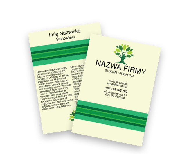 Nietuzinkowa moc uspokojenia, Środowisko i Przyroda, Usługi Ogrodnicze - Ulotki Netprint szablony online