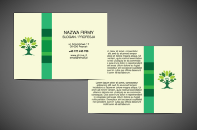 Klimatyczne gaje w zieleni, Środowisko i Przyroda, Usługi Ogrodnicze - Ulotki Netprint