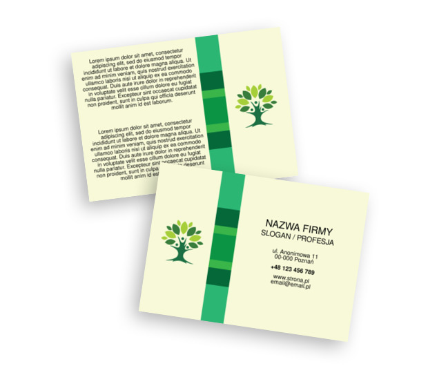 Klimatyczne gaje w zieleni, Środowisko i Przyroda, Usługi Ogrodnicze - Ulotki Netprint szablony online