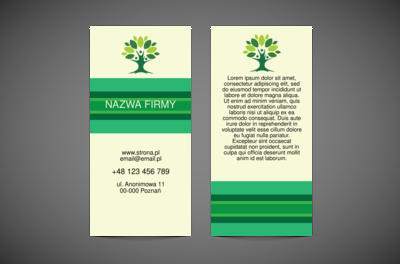 Środowisko ponad wszystko!, Środowisko i Przyroda, Usługi Ogrodnicze - Ulotki Netprint