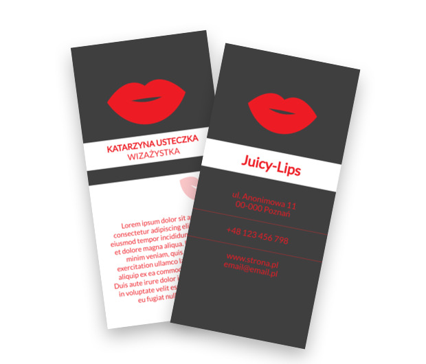 Elektryzująca czerwień - Przyciąganie, Zdrowie i Uroda, Wizaż - Ulotki Netprint szablony online