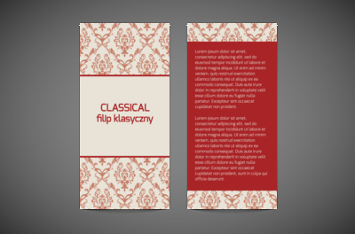 W eleganckim świecie biznesu, Motywy, Klasyczne - Ulotki Netprint