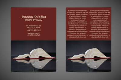 Dobra rada kluczem do sukcesu, Prawo, Radca Prawny - Ulotki Netprint