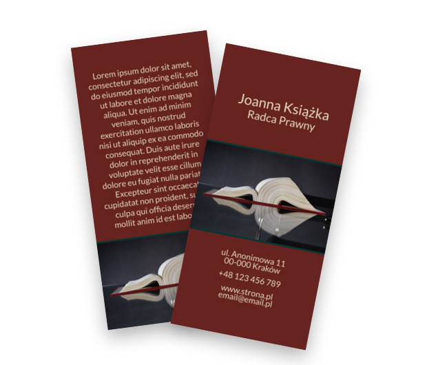 Kilka kroków do prawnego zwycięstwa, Prawo, Radca Prawny - Ulotki Netprint szablony online