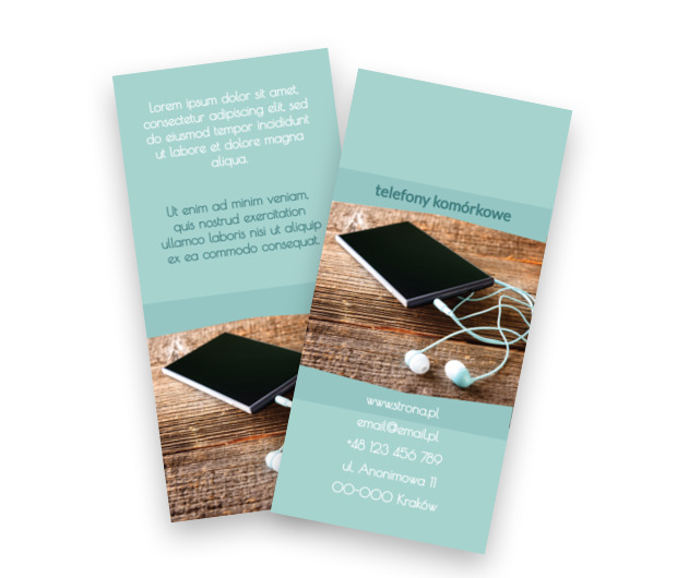 W pogoni za marzeniami, Telekomunikacja i Internet, Telefony komórkowe / Smartfony - Ulotki Netprint szablony online