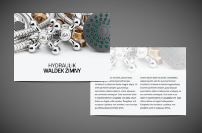 Potrzebna pomoc? Jestem do usług, Usługi domowe, Hydraulik - Ulotki Netprint