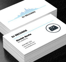 Z muzyką w uszach i w sercu, Rozrywka, DJ - Wizytówki Netprint