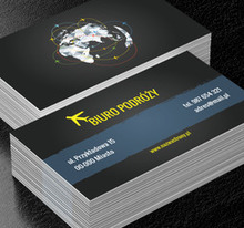 W podróżach dookoła świata, Turystyka, Biuro podróży - Wizytówki Netprint