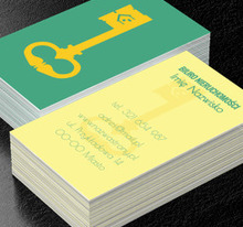 Z kluczem do sukcesu, Nieruchomość, Biuro nieruchomości - Wizytówki Netprint