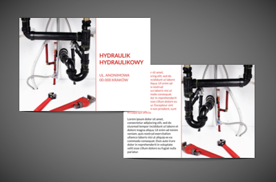Częściowo pozbawione mocy, Usługi domowe, Hydraulik - Ulotki Netprint